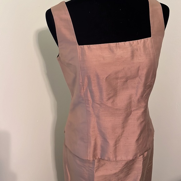 Lafayette 148 3pc gold skirt suit - Picture 2 of 8